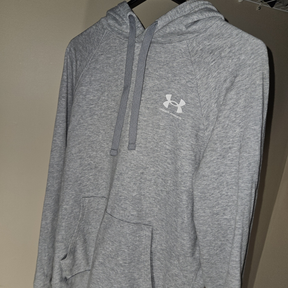 Under Armour Men's Light Gray Hoodie